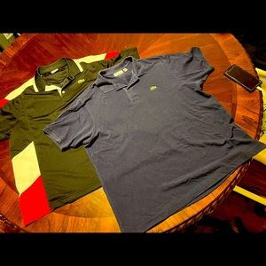 Bundle Lacoste shirts one dry fit other regular